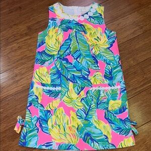 Lilly Pulitzer classic shift dress in pink sunset local flavor size 10 NWOT